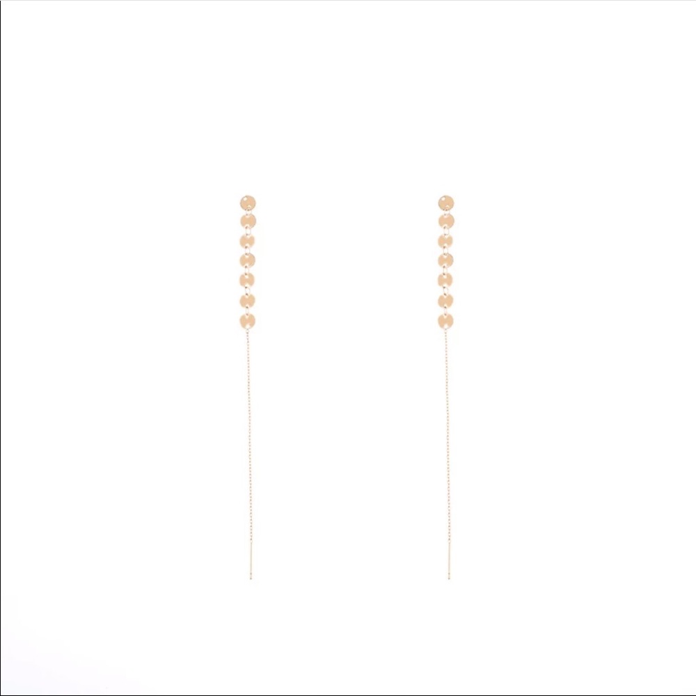 • Hollis • Boho Sequin Tassel Earrings - Picture 2 of 4